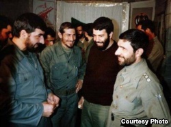 فرماندهان وقت جنگ؛ علی صیاد شیرازی (راست)، یحیی رحیم صفوی (دوم از چپ) و محسن رضایی (چپ)