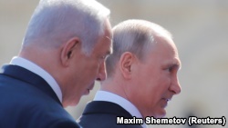 از راست: پوتین و نتانیاهو