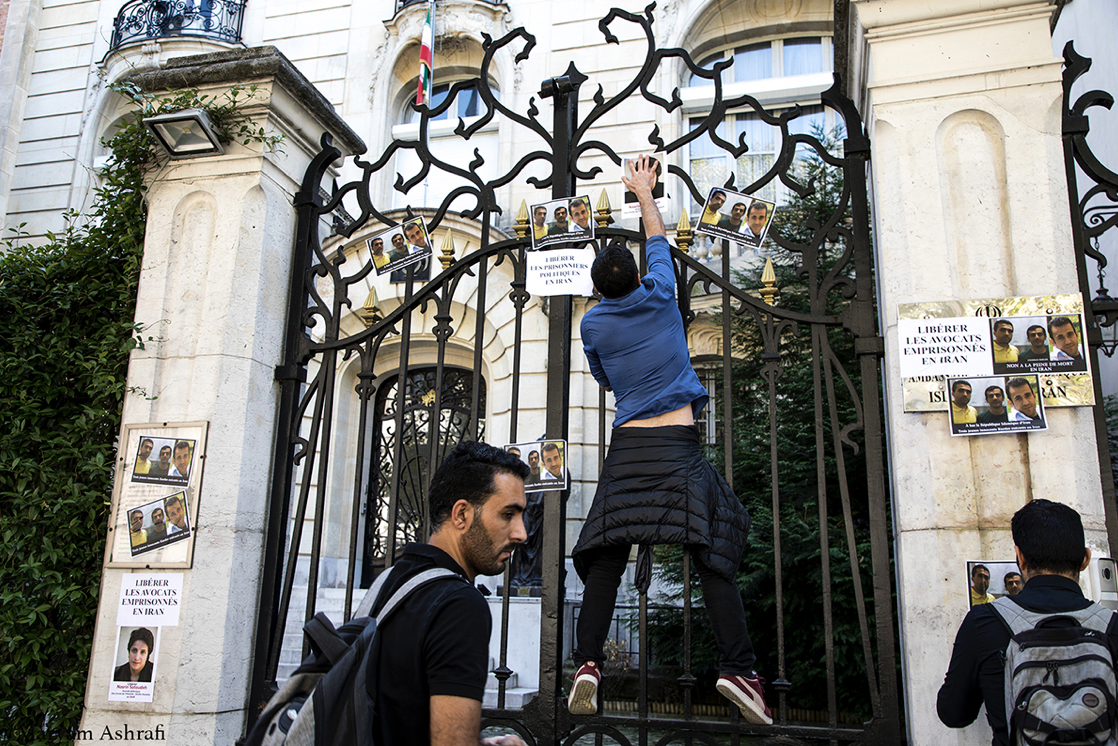 دو تجمع در اعتراض به اعدام جنایتکارانه زانیار و لقمان مرادی و رامین حسین پناهی در پاریس – یکشنبه ۱۸ شهریور
